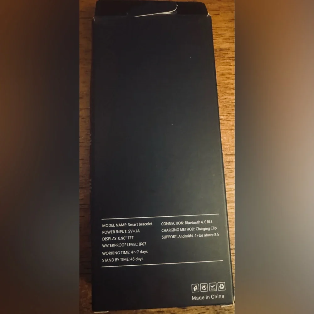 Black Smart Fitness Tracker - Picture 4 of 5